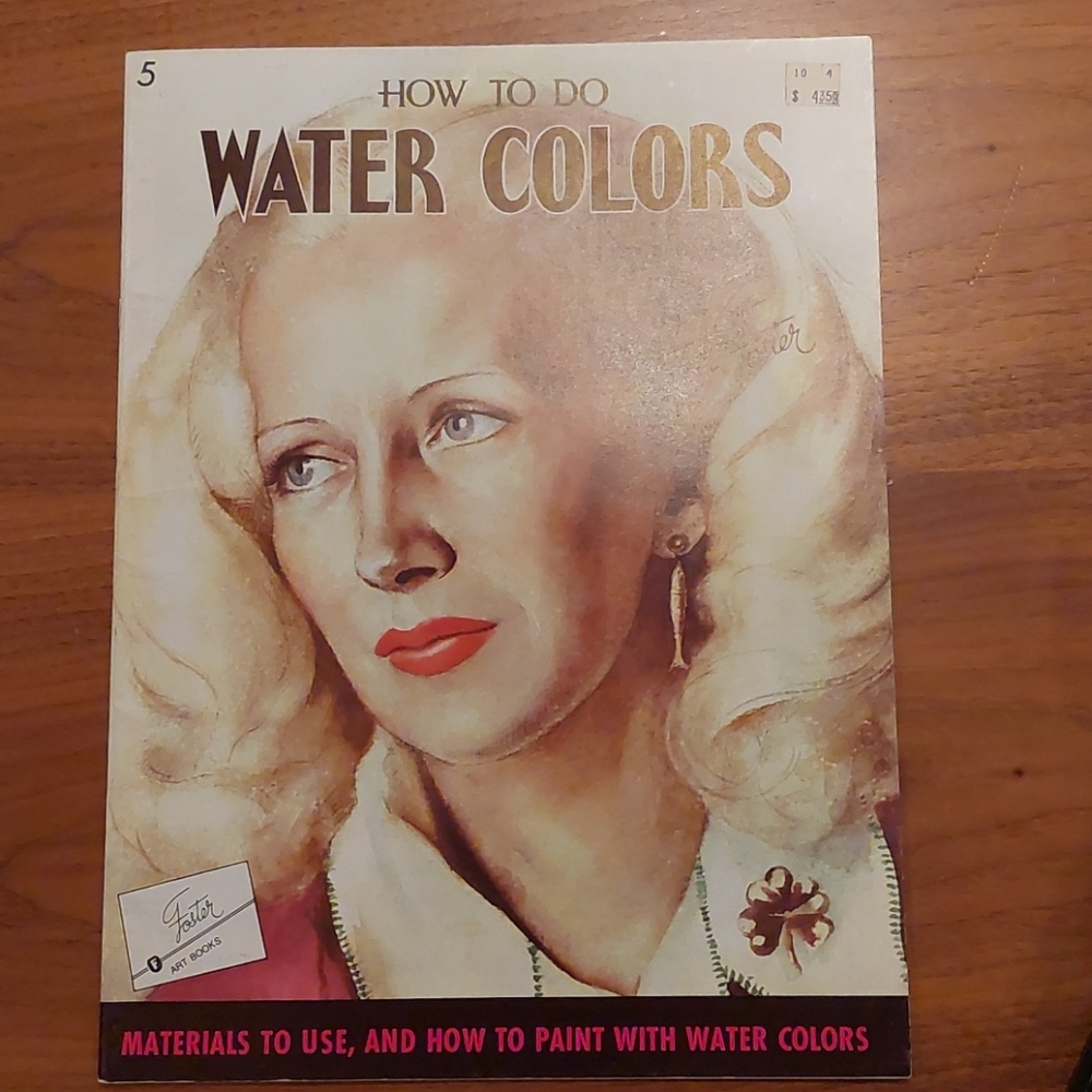 Vintage Watercolour Instruction Book by W. Foster